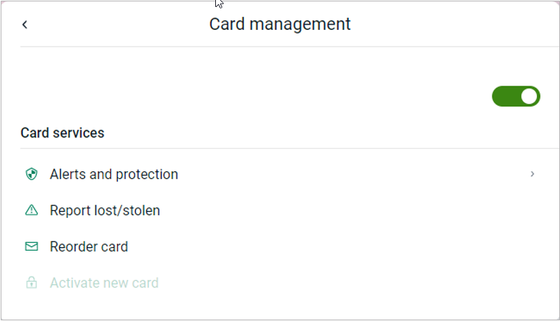 card management image