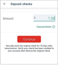 make mobile deposit