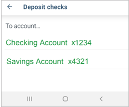 Making mobile deposit