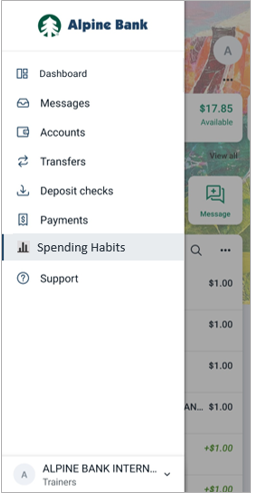 Spending Habits in Mobile App