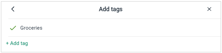 add tags