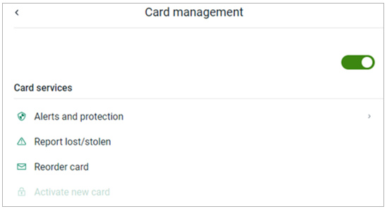 card management image