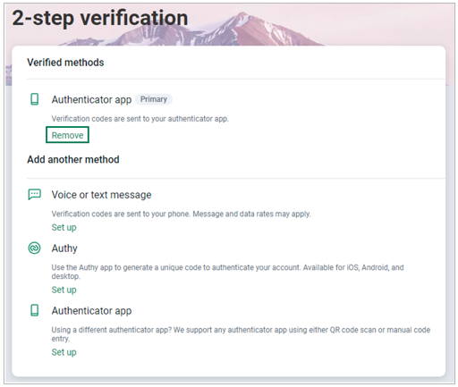 2-step verification