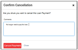 cancel payment