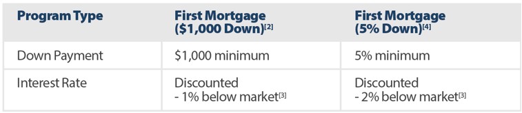 first mortgage options